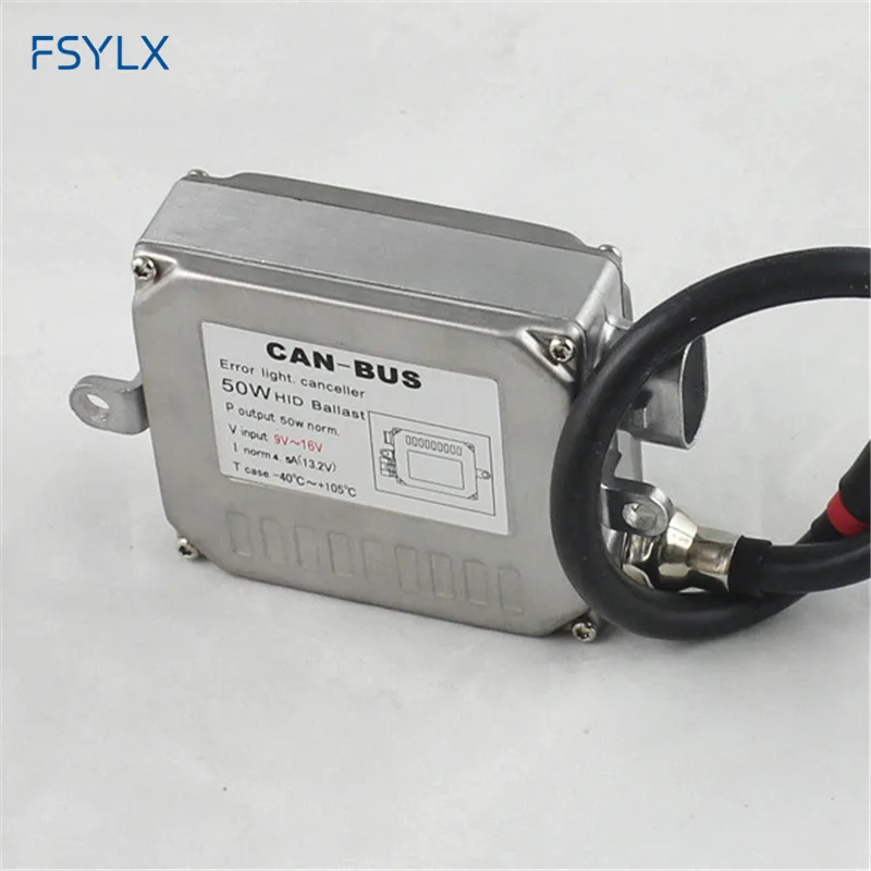FSYLX Canbus ксеноновый балласт переменного тока 50 Вт Цифровой Hylu-х балласт Xenon HID балласт для горного велосипеда блоки для автомобиля H1 H3 H4 H7 H11 HID Xenon kit(набор для ксенона