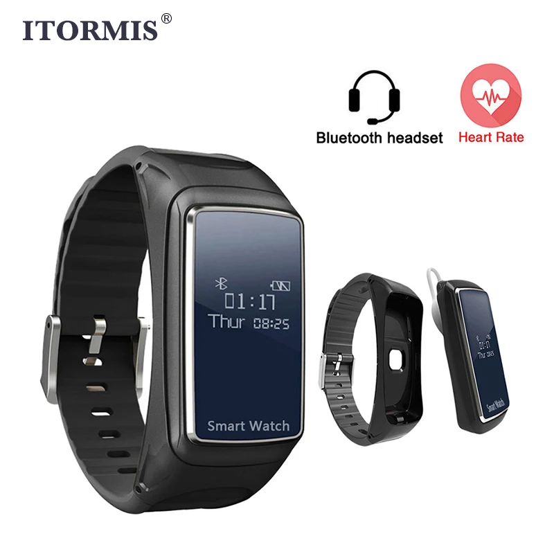 ITORMIS Talk Band Smart TalkBand ручные умные браслеты Bluetooth наушники Беспроводной вызова PK huaweis B3 B5 для IOS и Android