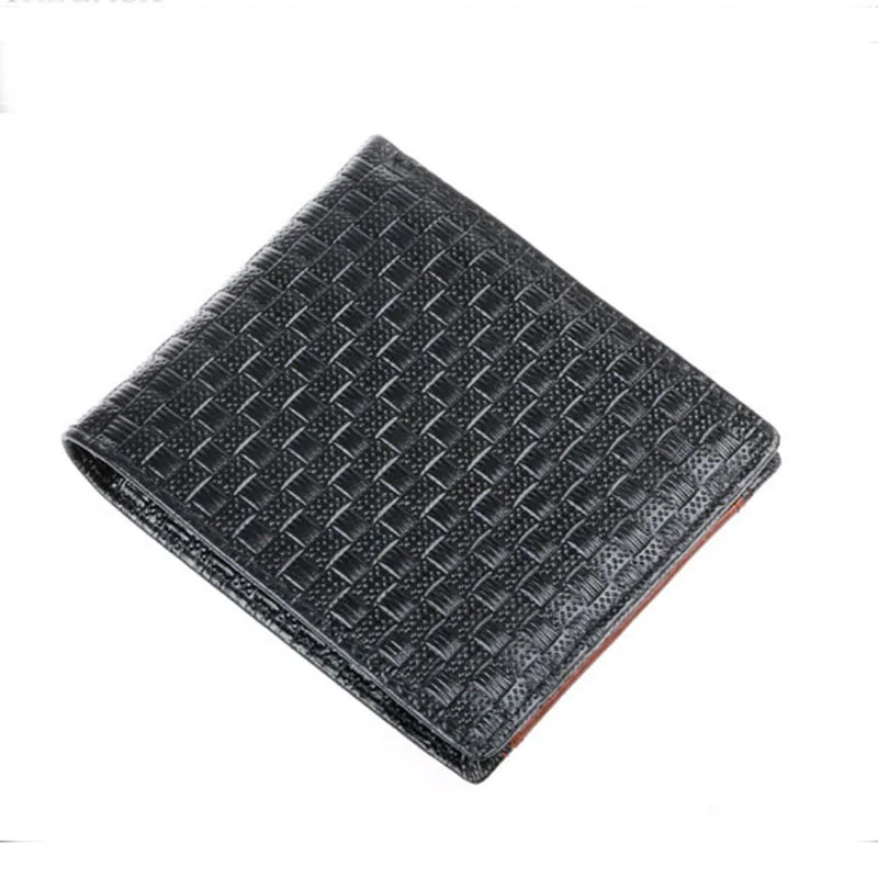 Мужской Клетчатый кошелек мужской кошельки из натуральной кожи мужская сумка
