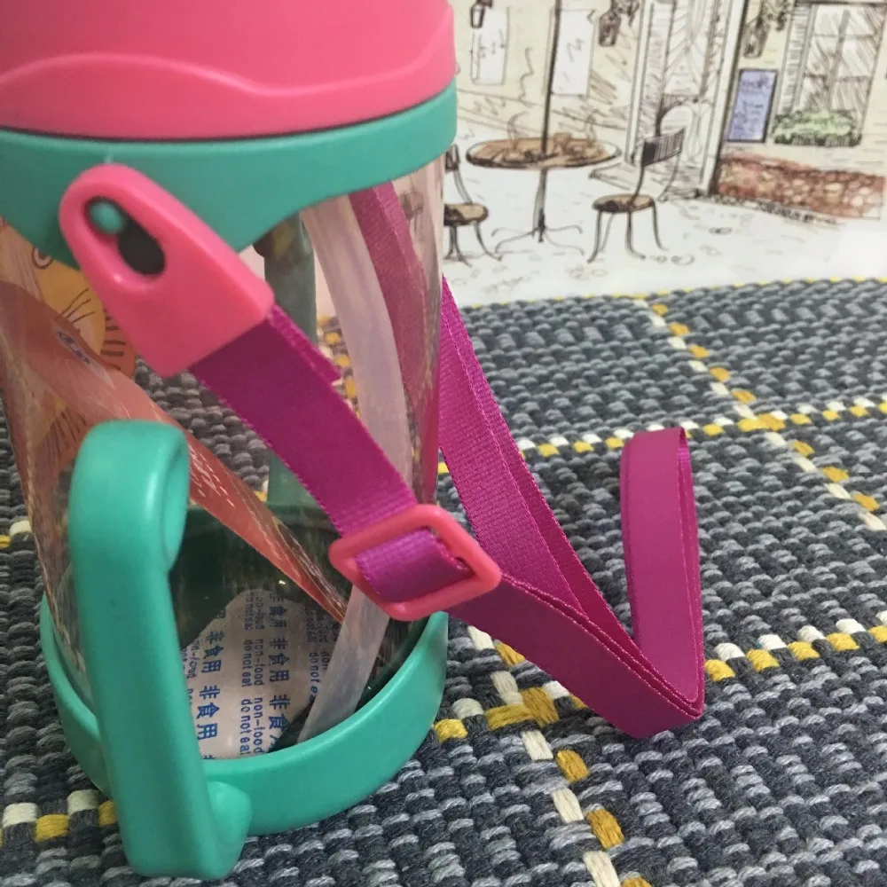 400 мл бутылка для воды Тоторо мультяшный скраб спортивный космический фруктовый