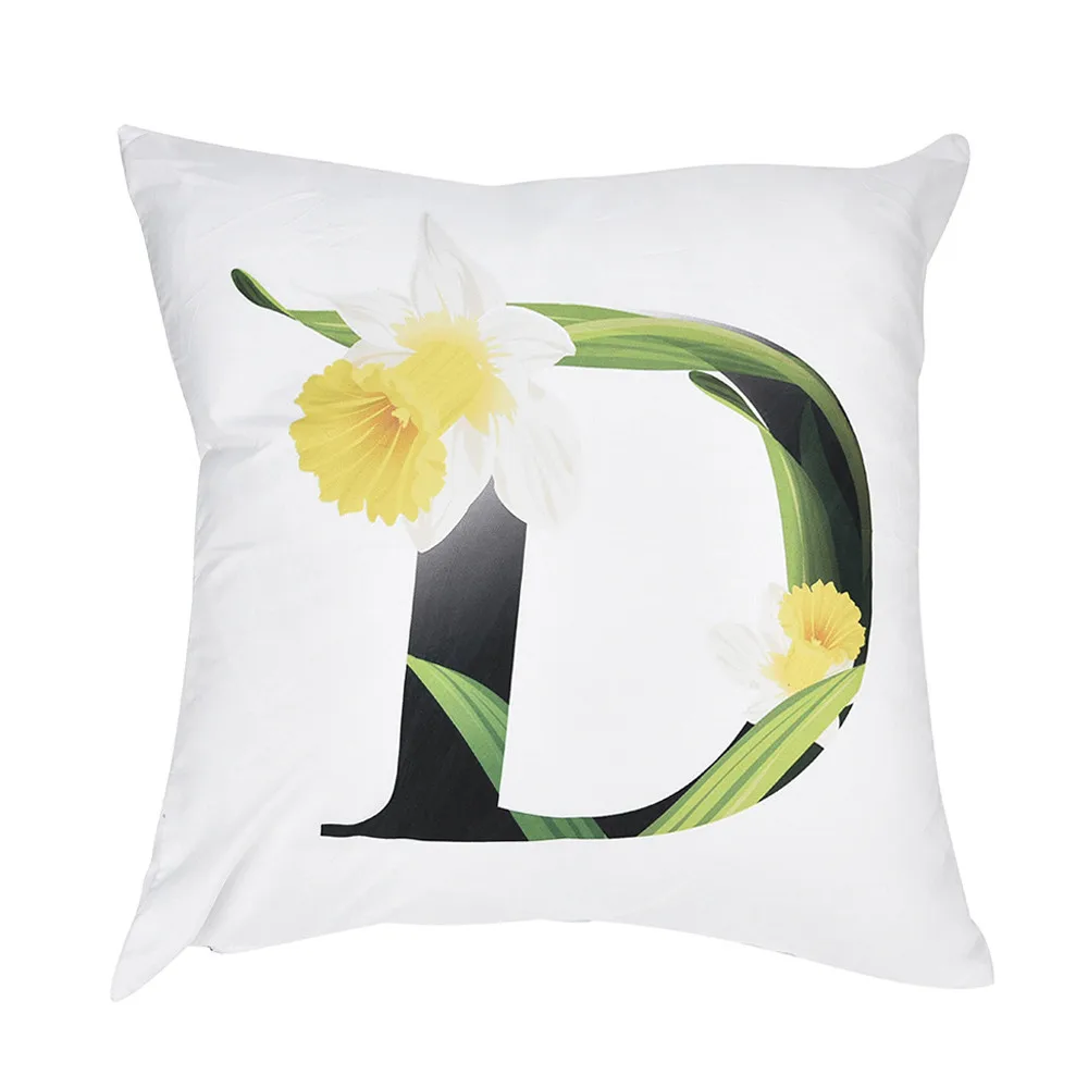 Наволочки с буквенным принтом Полиэстеровые чехлы для диванов и автомобильных