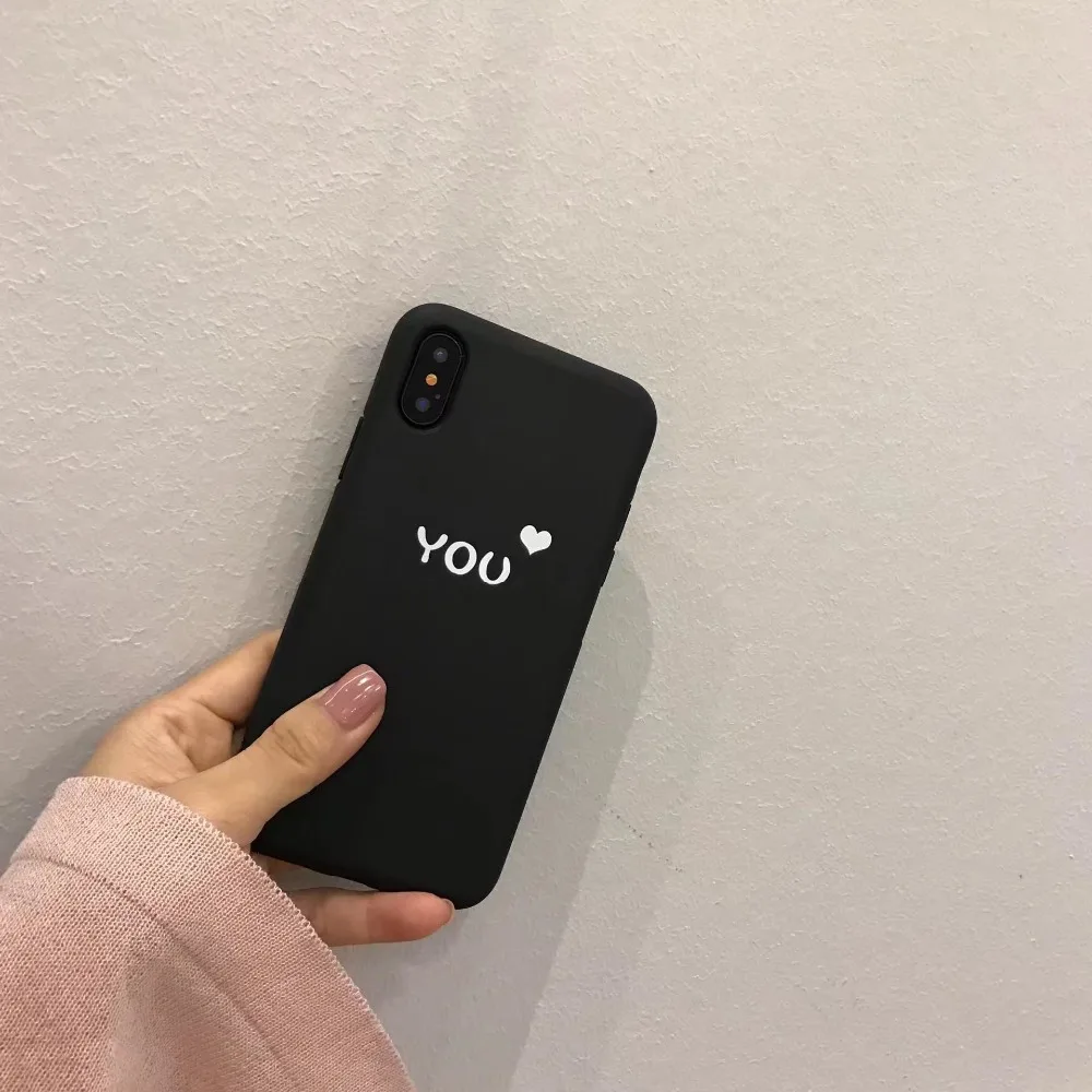 Любителей моды антидетонационных пару сердце pattern Мягкие tpu чехол для телефона