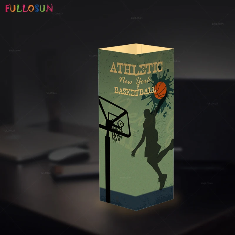 FULLSUN детский ночной Светильник СВЕТОДИОДНЫЙ теневой светильник баскетбольный хоккейный Футбол Гольф модель светодиодный сенсорный Настольный светильник для рождественского декора подарок