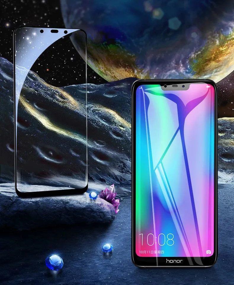 Защитное 3D стекло Aveuri для huawei Honor 8X Max, полное покрытие 9 H, закаленное стекло для huawei Honor 8C 7C Pro Play, защита экрана