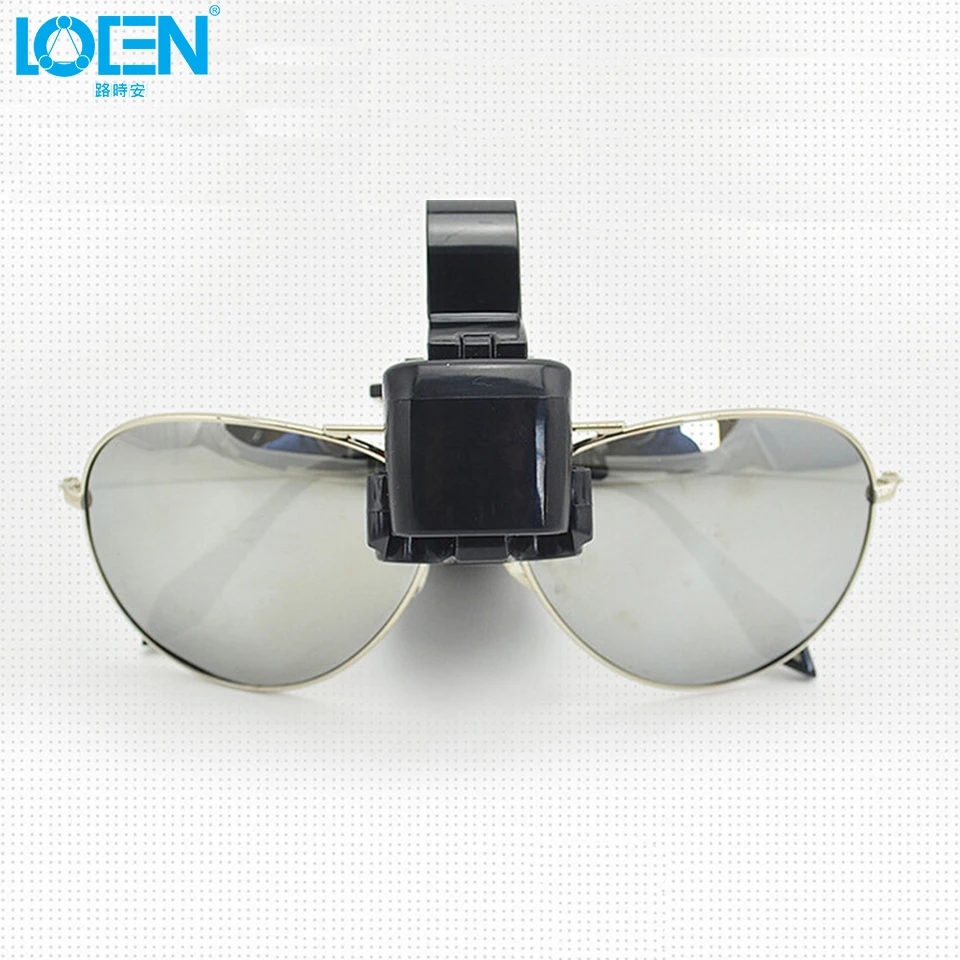 LOEN ABS 1 шт. автомобильный солнцезащитный козырек очки солнцезащитные держатель с