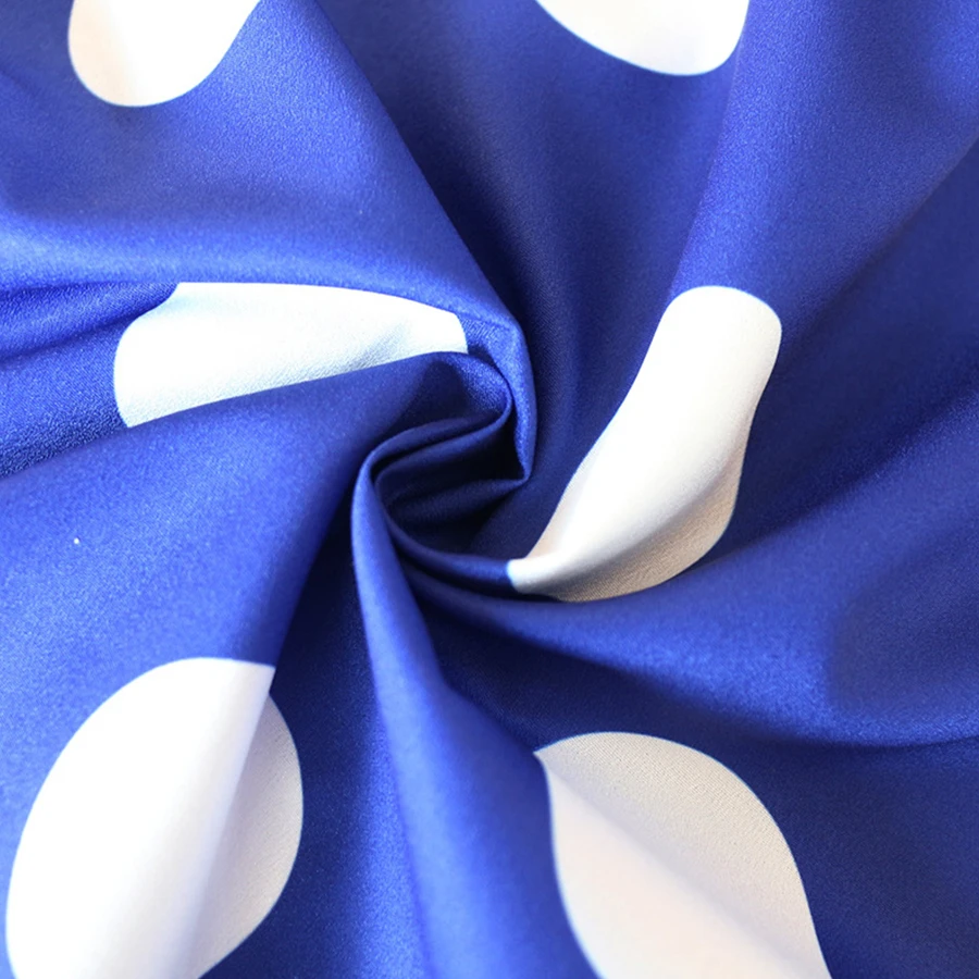 Женское шифоновое платье в горошек летнее элегантное офисное до середины икры