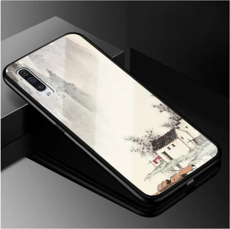 as photo 12 6," Funda для samsung Galaxy A50 чехол стекло твердая задняя крышка чехол для телефона для samsung Galaxy A50 чехол TPU рамка A 50 Coque - Цвет: as photo 12