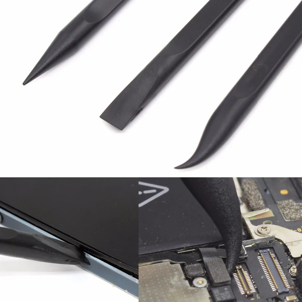 3pcs/set Mobile Phone Carbon fiber Plastic Spudger ESD Safe Cellphone Heavy Duty Hard Stick Repairing Opening Pry Tool Kit | Инструменты