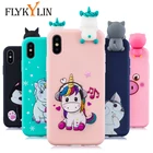 Чехол FLYKYLIN для iphone XS Max, SE 5S, 6, 6S, 7, 8 Plus, X, XS, XR, 11 Pro Max, силиконовый, с 3d-игрушками