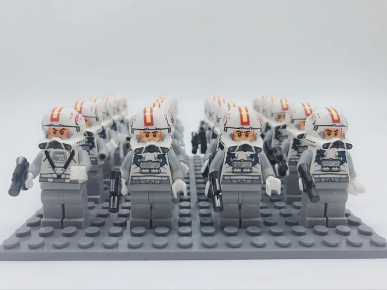 21 шт. Rogue STAR WARS Wolfpack Клон Trooper командор Фокс Клон Trooper Капитан Рекс совместим с laingly мини игрушка fig block