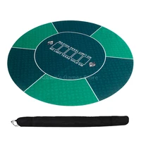 120cm texas holdem poker table cloth rubber poker mat round table mat 3mm board game cloth layouts