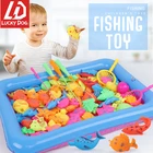 Рыболовные игрушки Magneet Vissen для малышей, обучающие игрушки для рыбалки