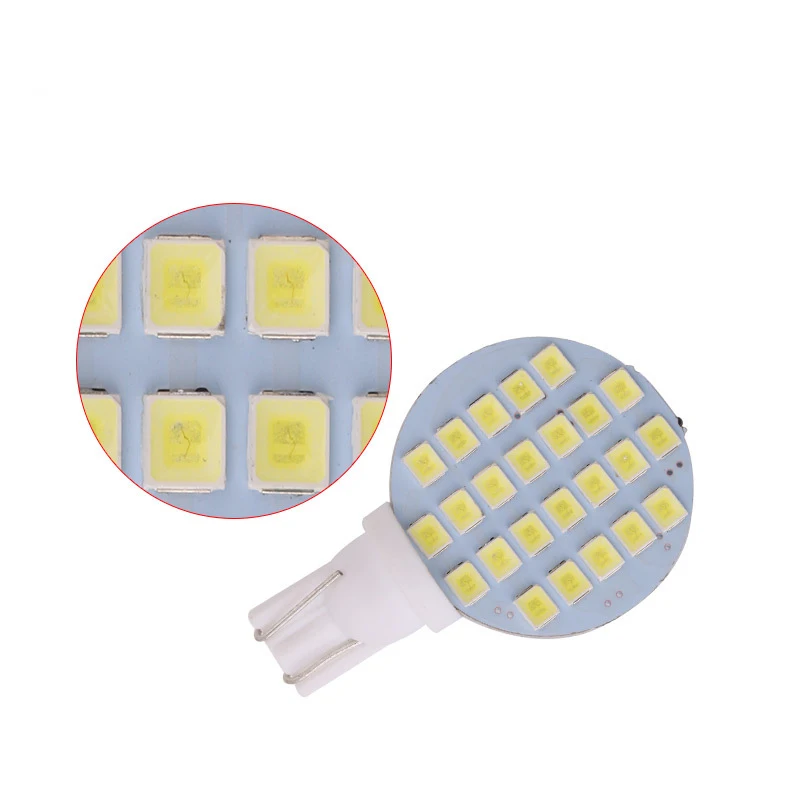 1x супер яркий T10 W5W 24 SMD 3528 LED панель Авто боковой свет 194 068 501 клиновидный купол