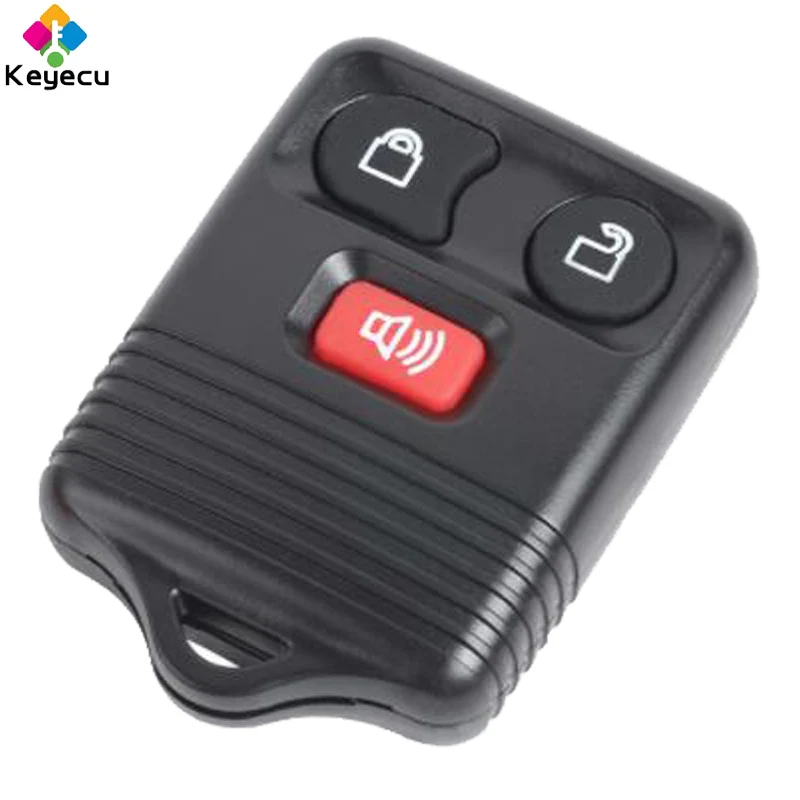 KEYECU Pair Keyless Remote Key - 3 Btns &amp 315MHz/ 433MHz Adjustable FOB for Lincoln/ Mercury CWTWB1U212 CWTWB1U331 CWTWB1U345 |