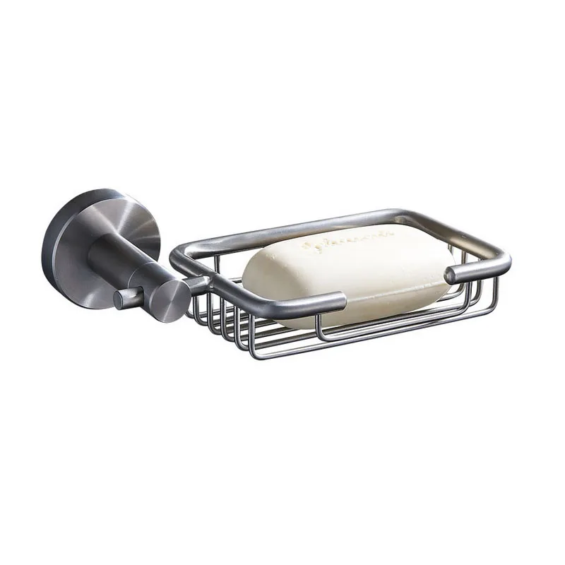 Soap Basket SUS 304, нержавеющая сталь, щетка для ванной комнаты, никель, диспенсер для мыла, держатель для полотенец, держатель для бумаги, ванная комната, мыльница, аксессуары EL1900L - Цвет: Soap Basket