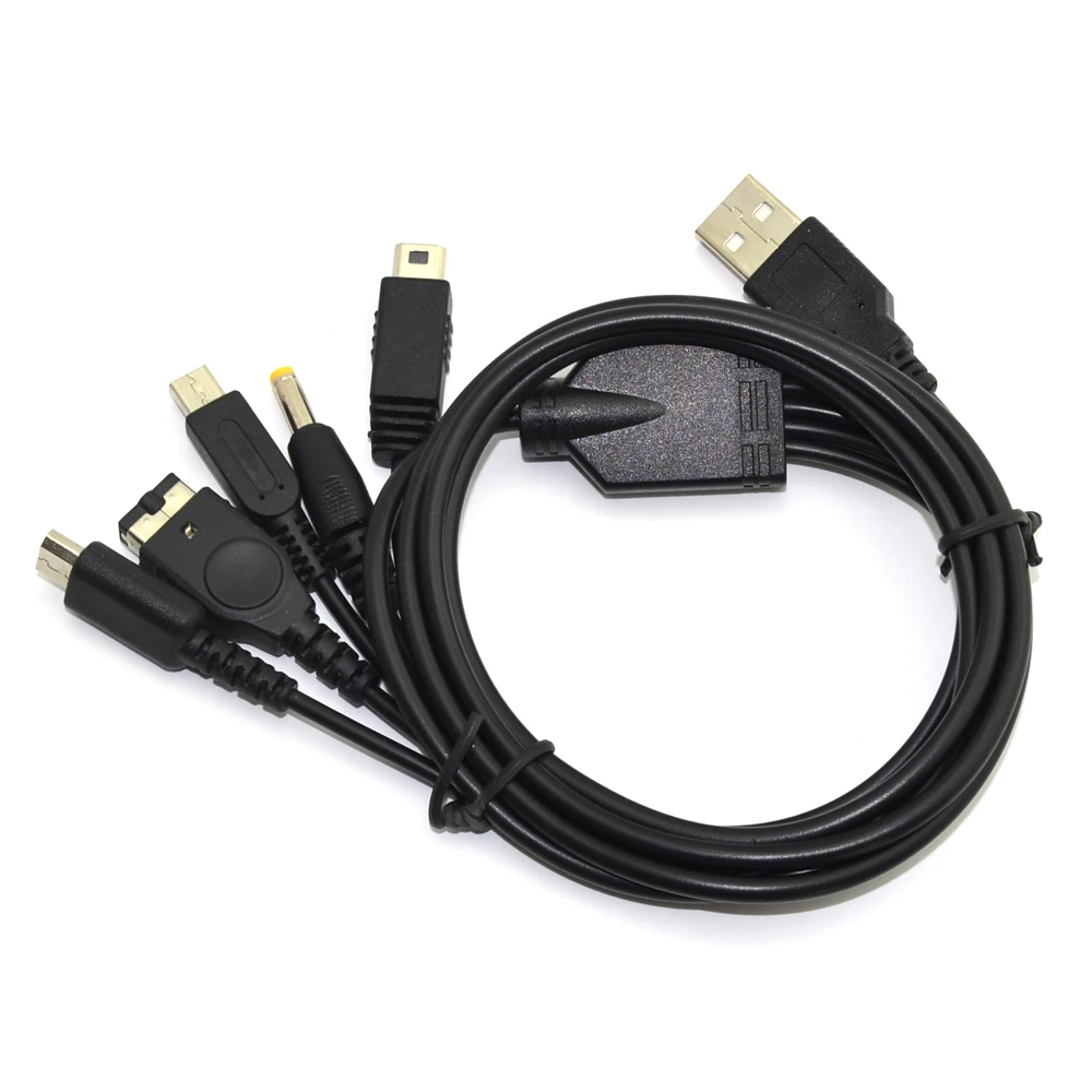 USB-зарядное устройство 5 в 1 для PSP/Wii U геймпад/GBA SP/NDSL/3DS | Электроника