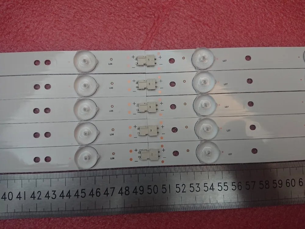 New 10 PCS LED backlight strip for 49D1000 49C1000 850095046 LB-C490F13-E2-L-G1-SE2 LB-C490F13-E2-L-G1-SE3 SVJ490A06 SVJ490A09
