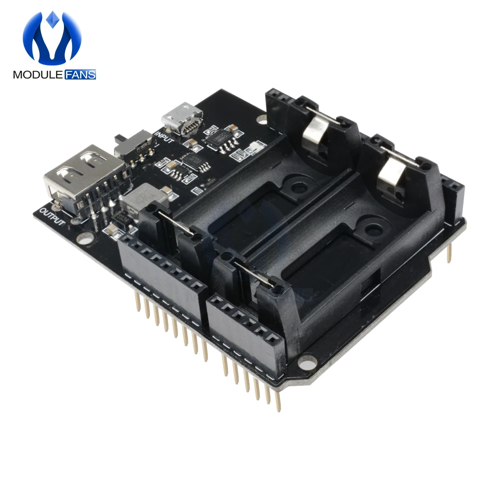 ESP8266 ESP32 2 Двойной 16340 перезаряжаемый литиевый аккумулятор зарядное устройство