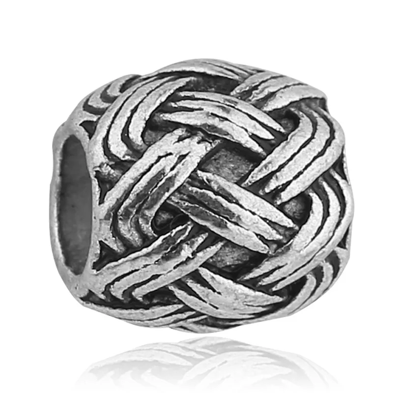 vintage beads 45 стильных европейских серебряных сплавов бусинки с большими отверстиями подходят к оригиналу Pandora талисманы Браслет безделушка ювелирные изделия для женщин - Цвет: vintage beads