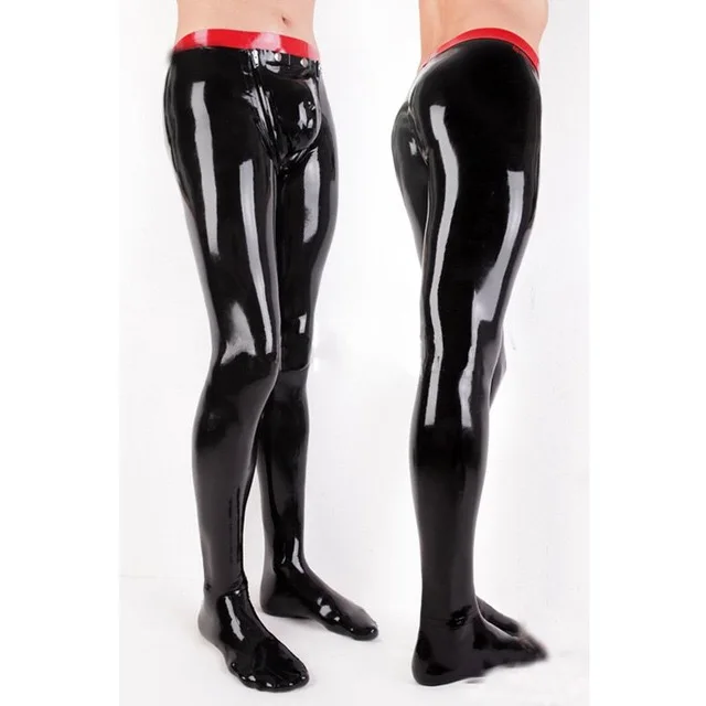 

Latex Gummi Rubber Man Legging socks Latex Fetish Trousers Sexy Pants For Men Plus Size Customization 100% Natural Handmade