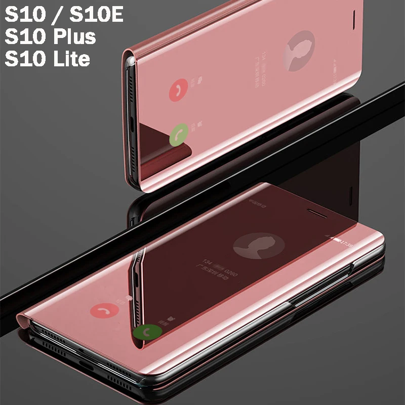 Флип-чехол для телефона с умным зеркалом чехол samsung galaxy S10 Plus S 10 S10Plus lite S10Lite S10E
