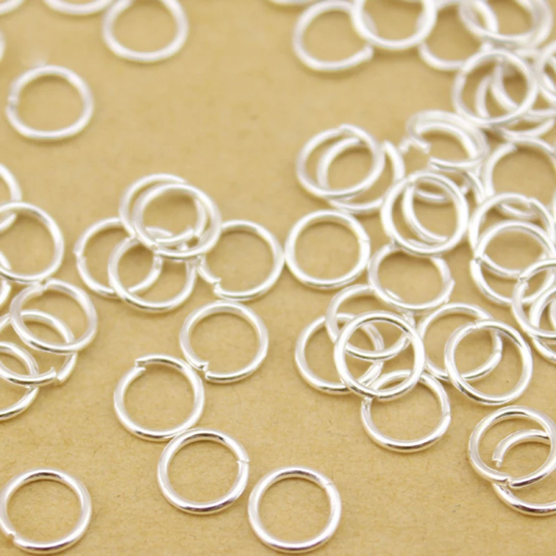 200 шт./лот сплав одиночные петли Открытые Кольца для прыжков