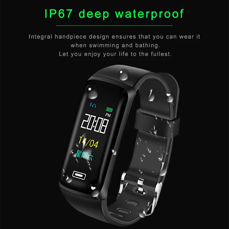 M5 Plus Smartband Fitness tracker Smart Bracelet Blood Pressure Watch Heart Rate Monitor Waterproof band Sport Wristband | Электроника