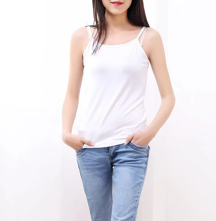 Jinsen Aite, L-6XL размера плюс, женские топы, камзол для отдыха, майки, модная Классическая футболка, одноцветная эластичная хлопковая Модальная майка JS370