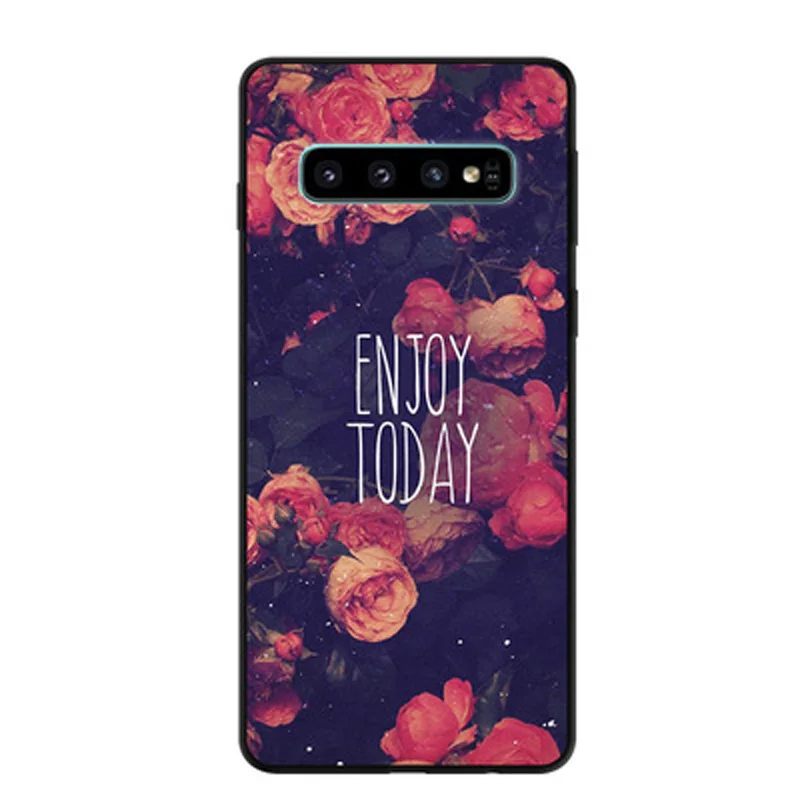 Чехлы для Samsung Galaxy S10 Plus силиконовый чехол + красивый мягкий девочек SM G9730