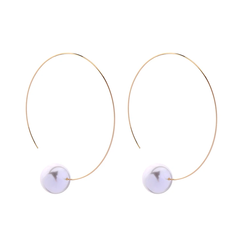 Женские серьги-кольца золотого цвета в сдержанном стиле вечерние серьги с