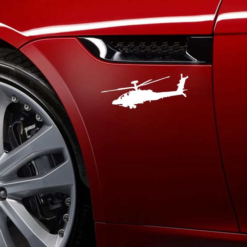 QYPF 16 7 см * 6 3 необычное управление гигантский вертолет Виниловая наклейка для