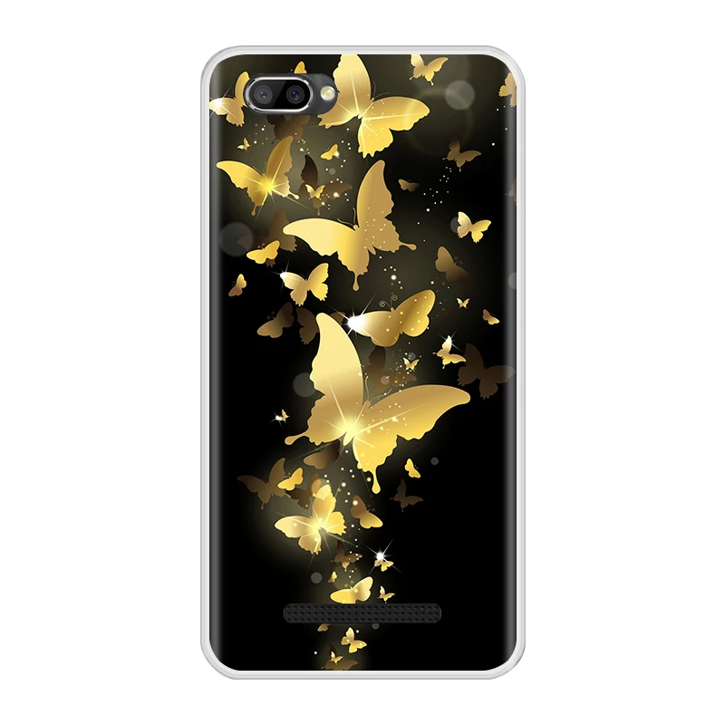 Чехол для телефона Doogee X20 Мягкий Силиконовый ТПУ Модный чехол с цветочным