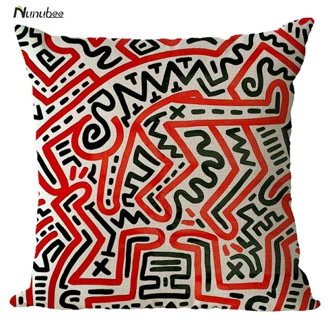 Чехлы для подушек обратно в школу наволочка красочные карандаш геометрические