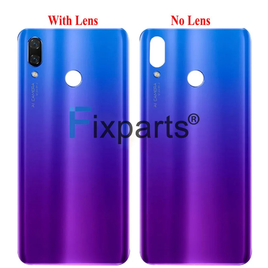 Крышка батарейного отсека для Huawei Nova 3i заднее стекло задний корпус P Smart Plus