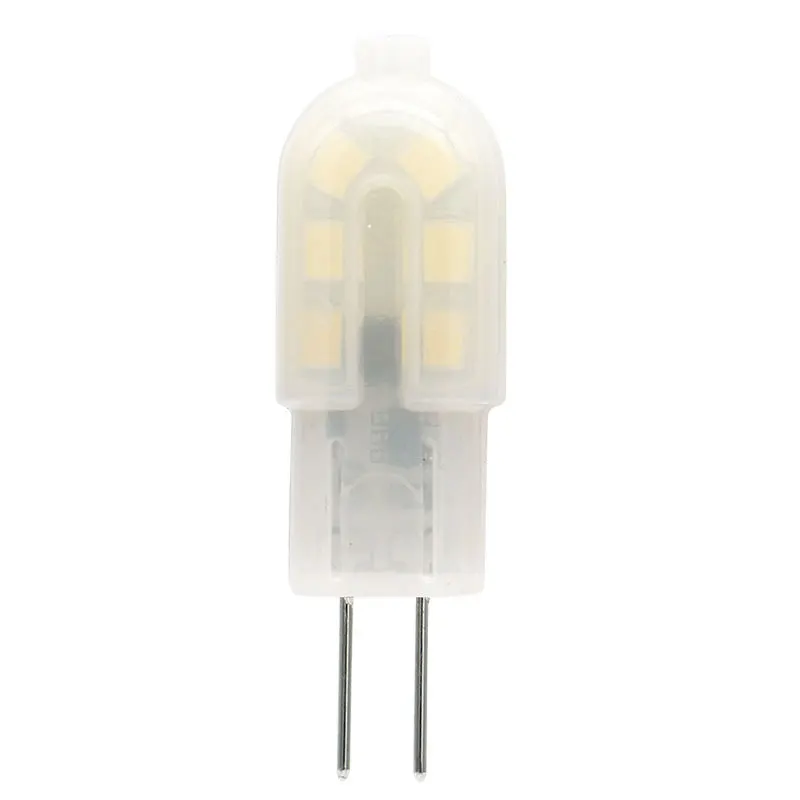 10 шт. AC/DC 12 В 3 Вт 2835 SMD G4 Светодиодная лампа двухконтактное основание 25 эквивалент