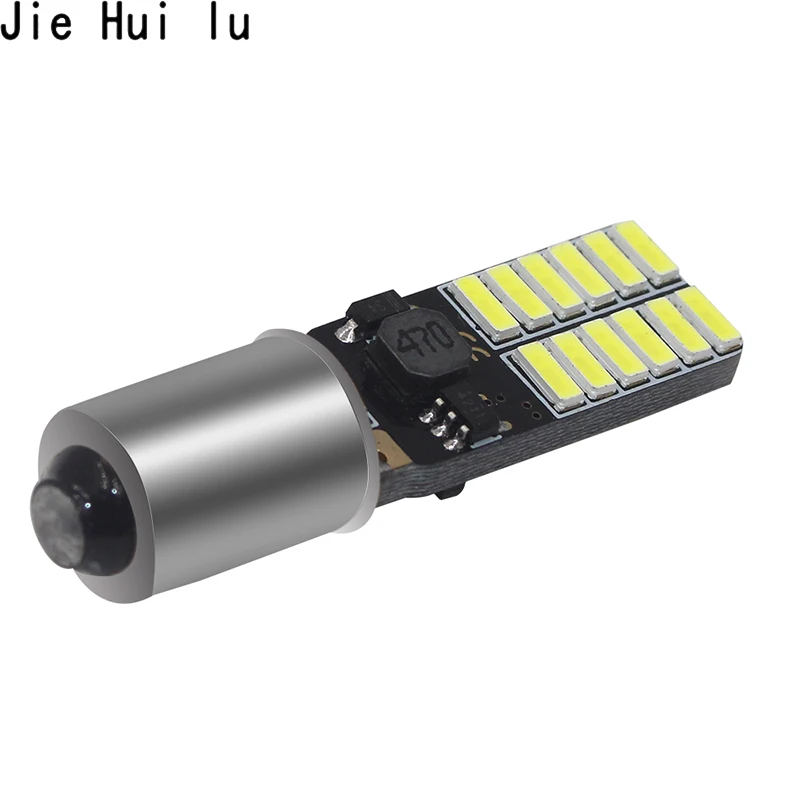 Автомобильный светодиодный BA9S T4W H6W ba9s t11 24 SMD 4014 светодиодный светильник лампа без ошибок светодиодный Стоянкы Автомобилей автомобиля укладки туман светильник Авто универа лампы