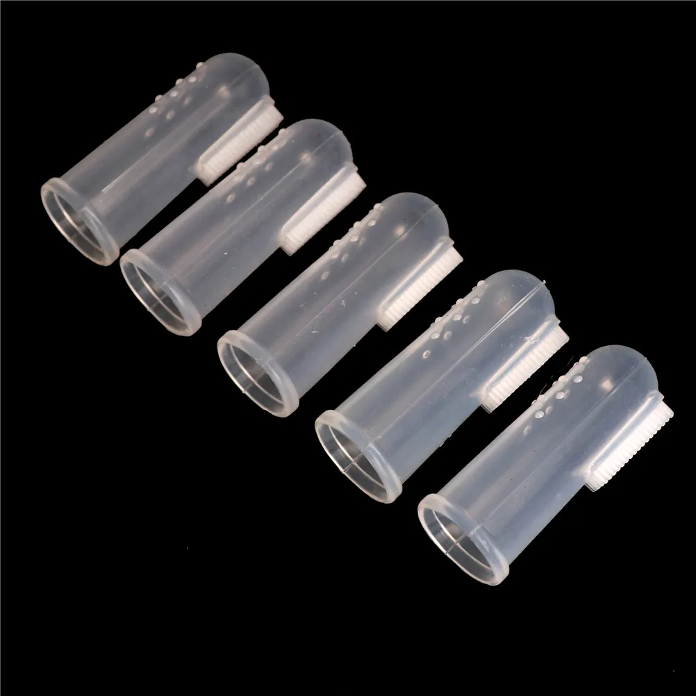 5 шт. силиконовые зубные щётки с чехлом | Мать и ребенок