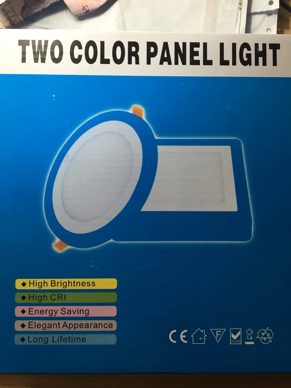 Потолочный Встраиваемый светодиодный светильник 6 Вт 9 18 RGBW два цвета квадратная