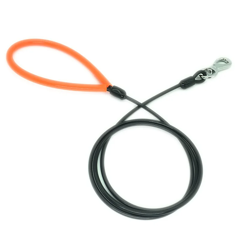 Жевательный поводок для собак тренировочный сдерживающий фиксатор стальная
