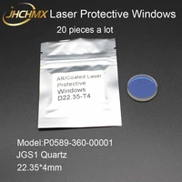 jhchmx 20pcs laser protective windows 0 2000w 22 354mm p0589 360 00001 for precitec hans prima ipg fiber laser cutting machine