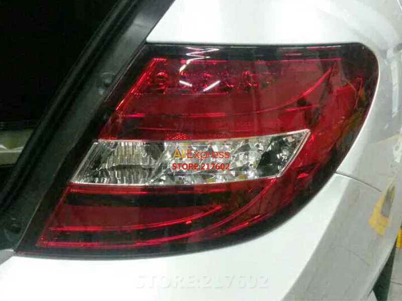 SONAR бренд для Benz c класс задние фонари W204 C180 C200 C230 C260 светодиодные 2007 2010 год красный
