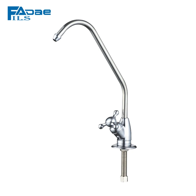 

Universal Reverse Osmosis System Parts Faucet used 1/4 inch supply tube ,three fork handle