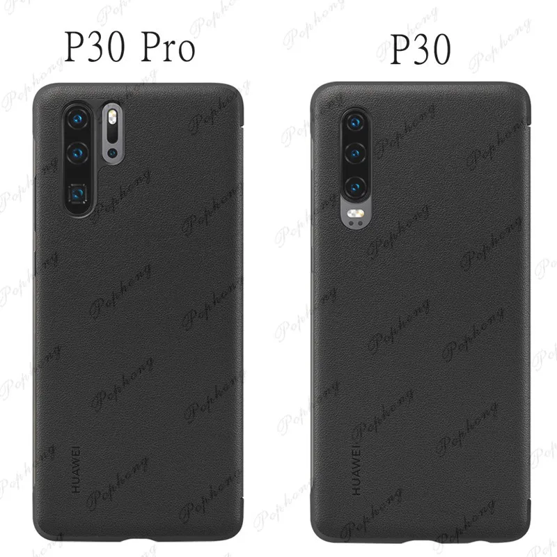 Официальный huawei P30 Pro Чехол Smart View из искусственной кожи флип-чехол huawei P30 Pro Чехол huawei P30 чехол для телефона Funda