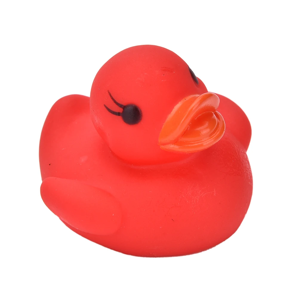 Красочная светодиодная мигающая лампа меняющая утка для ванны игрушки 1 шт.