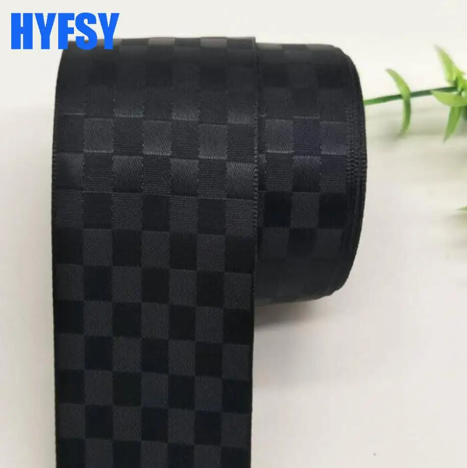 04 Hyfsy 10015 25 38 мм новая квадратная лента 10 ярдов Сделай сам бант для волос материалы для одежды подарочная упаковка атласная клетчатая вручную изготовленная лента - Цвет: 04