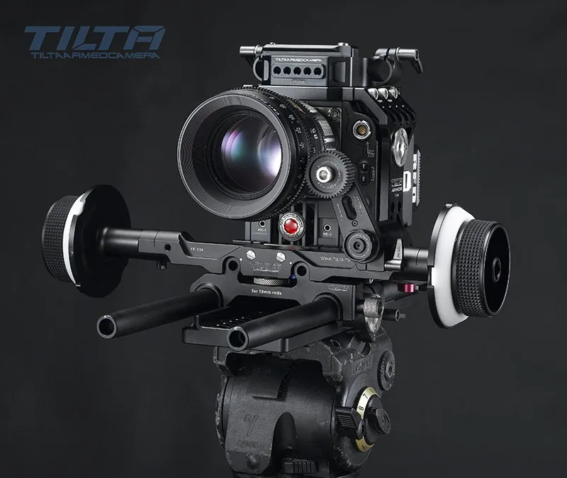 Tilta 19 мм набор для камеры RED Scarlet-X/EPIC 4*5,65 Carbon matte box+ двойной фоллоу-фокус+ опорная пластина+ клетка+ V-lcok