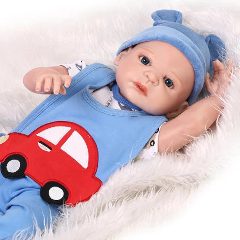 Реалистичная силиконовая кукла новорожденных 23 дюйма 100 дюйма|100 reborn|doll rebornbe reborn |