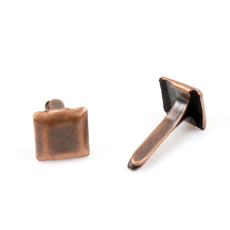 Bronze Square Brads Scrapbooking Embellishment Fastener Metal Crafts For Diy handmade Decoration 5mm 40PCs MZ232-17 | Дом и сад