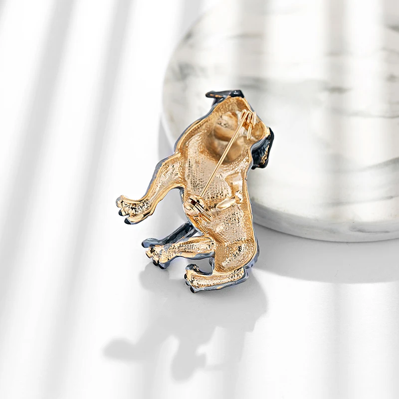 Fashion Alloy Dog Brooches for Women Ancient Silver Pug Brooch Pin Jewelry Gift Lapel Pins Hat Badges Accessories | Украшения и