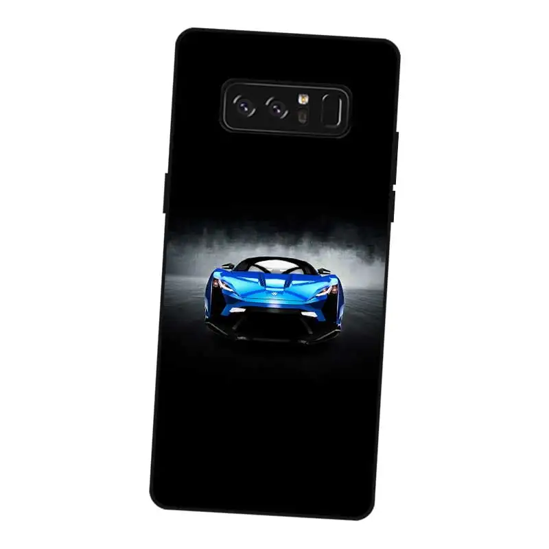 N242 Ae86 Harsh Car Black Silicone Case Cover For Samsung Galaxy Note 3 4 5 8 9 10 M10 M20 M30 |